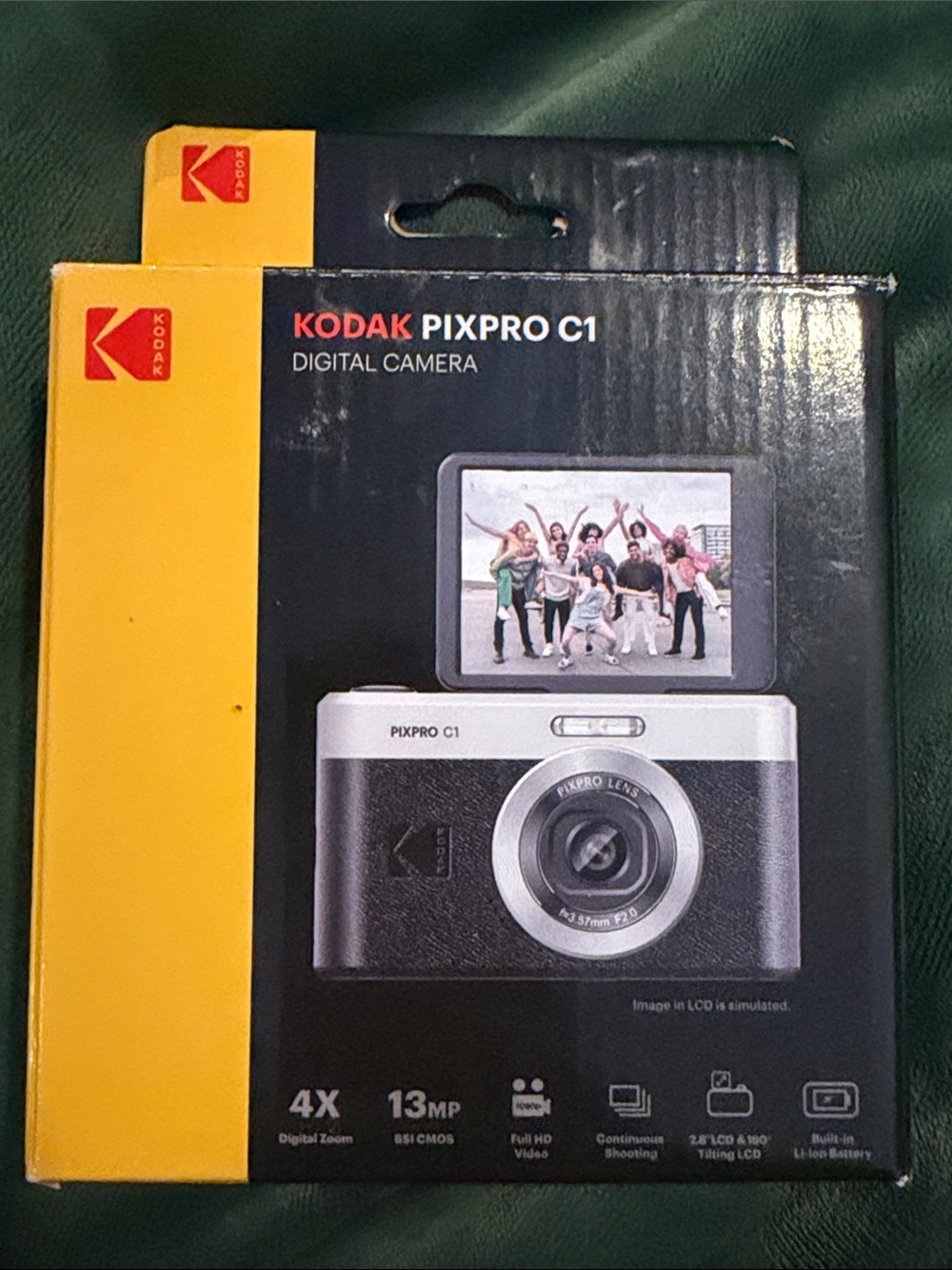 Kodak PIXPRO C1 Silver and Black Digital Camera